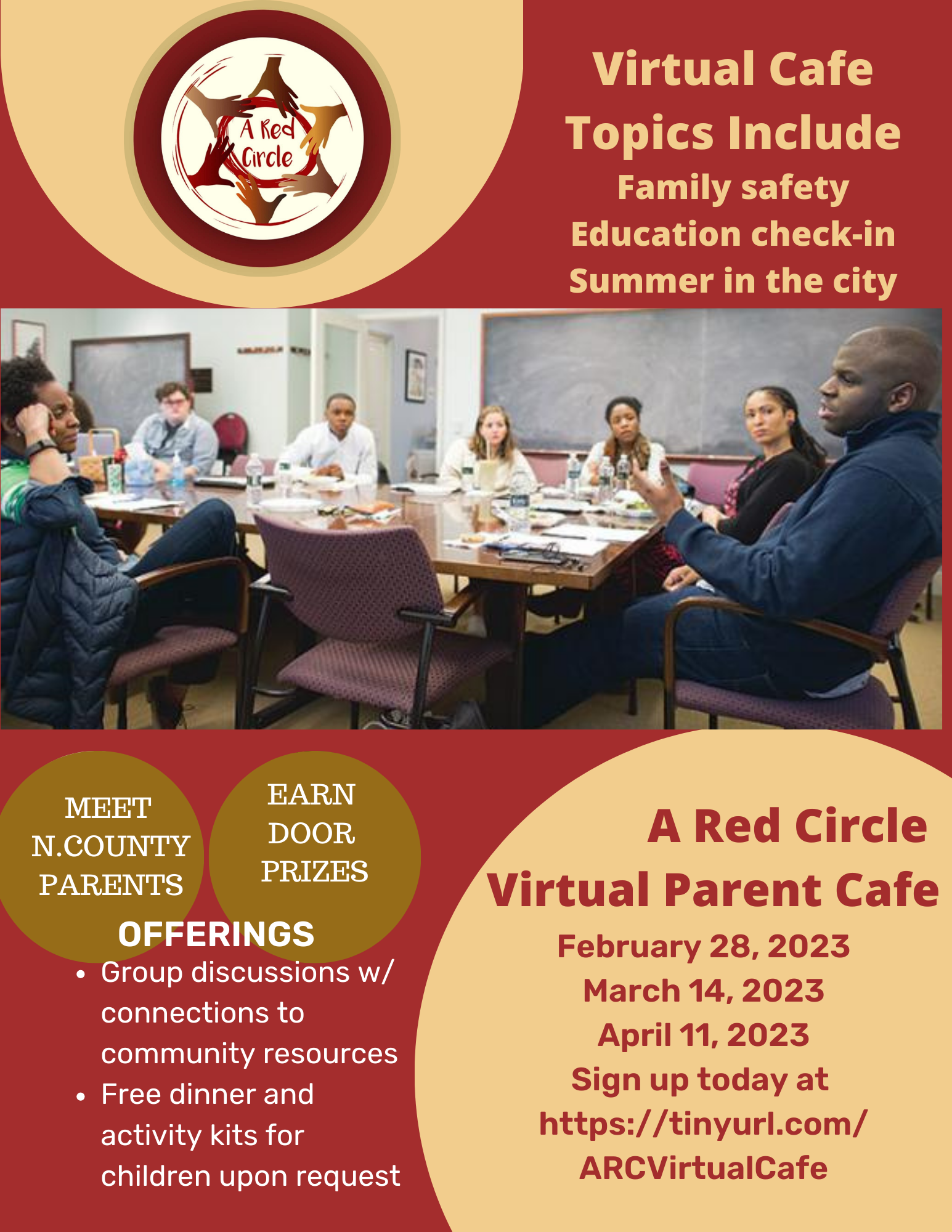 A Red Circle - Parent Cafe